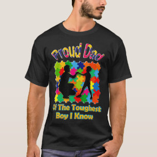 Camiseta Pai Orgulhoso do Garoto Mais Duro que Conheço Puzz