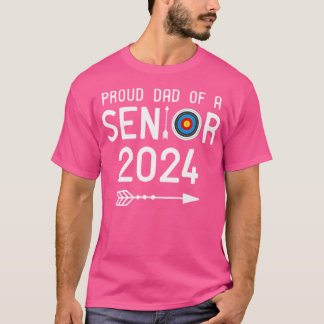 Camiseta Pai Orgulhoso Do Mais velho Da Equipe De Arqueação