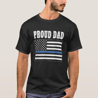 Camiseta Pai Orgulhoso do Policial Polícia T Shir