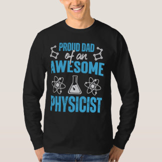 Camiseta Pai Orgulhoso Do Professor De Física Gra