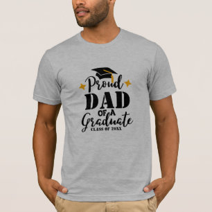 Camiseta Pai orgulhoso/mãe da graduação personalizável do F