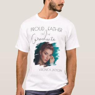 Camiseta Pai Orgulhoso Moderno Do Formando   Foto