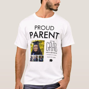 Camiseta Pai Orgulhoso Personalizado De   Colagem de Fotos