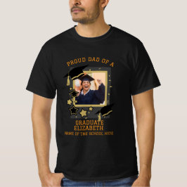 Camiseta Pai orgulhoso personalizado de uma foto de Formand