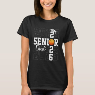Camiseta Pai Orgulhoso Turma De 2026 Sketll Pai Sênior Grad