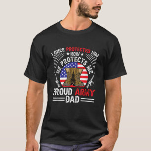 Camiseta Pai Ortopolho Do Exército Pai De Um Soldado Do Exé