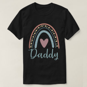 Camiseta Pai Pai Cortado Família Correspondente ao Arco-Íri