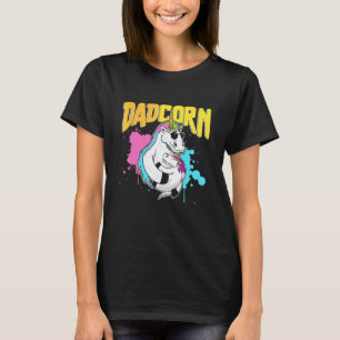 Camiseta Pai Pai Dadcorn Dadacorn Bonito Padre Avô Uni
