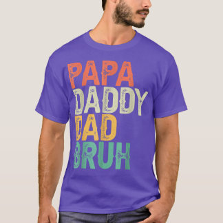 Camiseta Pai Pai de Papá Engraçado Pai Bruh Dia de os pais