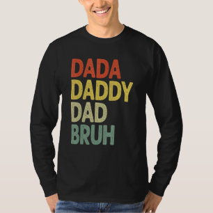 Camiseta Pai Pai Pai Bruh Pai E Eu Meninos Pais Vida