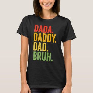 Camiseta Pai Pai Pai Bruh Pai E Meu Filho Filha Fath