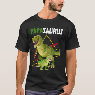 Camiseta Pai, Pai, Pai, Dino, Dinossauros, Fatos De Gordura