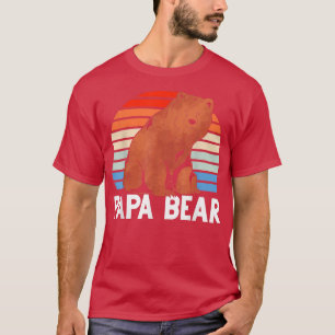 Camiseta Pai Pai  Papá Animal Retro Papá