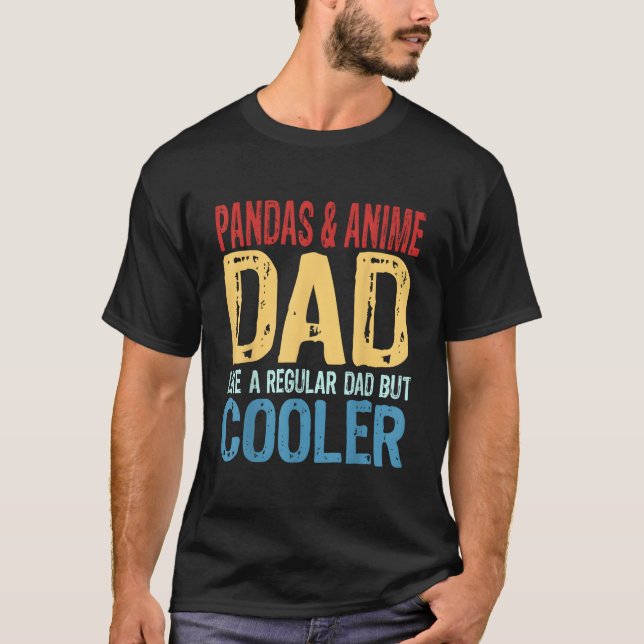 Camiseta Pai Panda Anime Como Um Pai Normal Mas Er (Frente)