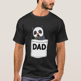 Camiseta Pai Panda Bolso Dia dos Pais Animal Papai Avô