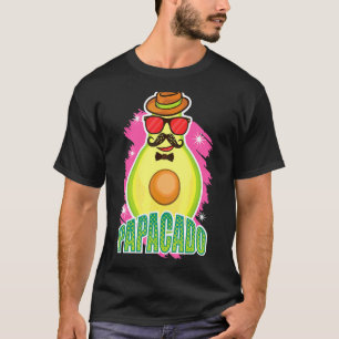 Camiseta Pai Papacado Vegan Fruta Dia de os pais Avocado Pa