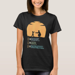 Camiseta Pai Papai Filha Meu Primeiro Amor Meu Primeiro Her