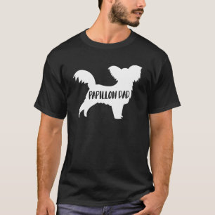 Camiseta Pai Papillon Funny Papillon Proprietário do Pai