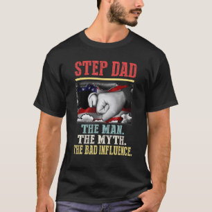 Camiseta Pai Passo O Homem Mente A Má Influência Vintage Am