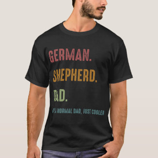 Camiseta Pai Pastor Alemão Presente Engraçado Para Pais de