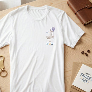 Camiseta Pai Pato Tolo Festa de Aniversário Lavanda Pai gif