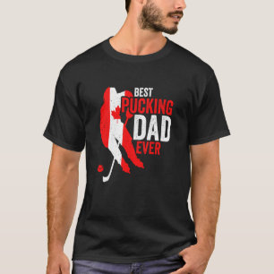Camiseta Pai Patriótico Canadiano De Ataque Para Hóquei Mas