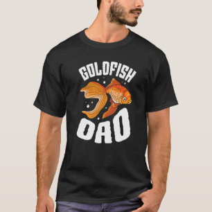 Camiseta Pai Peixe Dourado Aquarista Viciado em Aquário