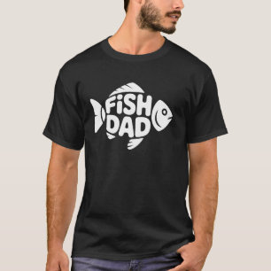 Camiseta Pai Peixe Engraçado Orgulho do Pescador Aquário An