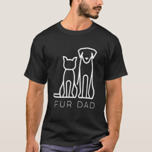 Camiseta Pai Peludo Animal Gato Cachorro Papai Dia dos Pais