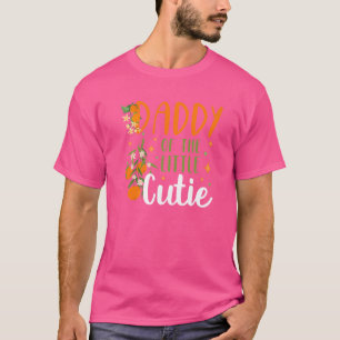 Camiseta Pai  Pequeno Chá de fraldas Laranja 1 rua