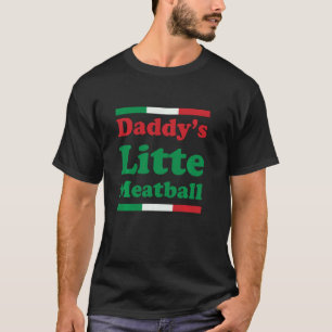 Camiseta Pai Pequeno Meatball Engraçado, American Jok