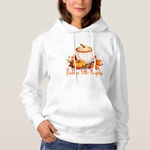 Camiseta Pai Pequeno Pumpkin Coffee e Folhas