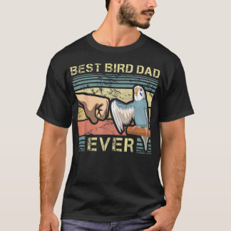 Camiseta Pai Periquito Amante de Pássaros Pai Enthusasta de