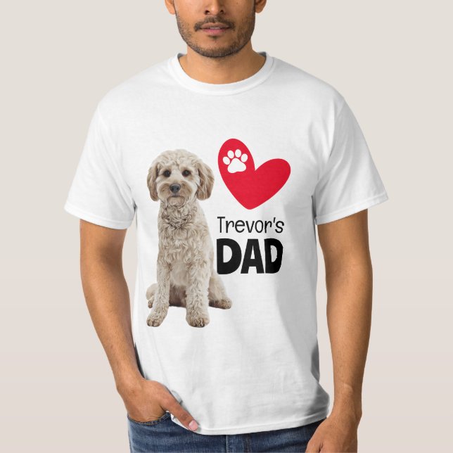 Camiseta Pai Personalizada Cockapoo (Frente)