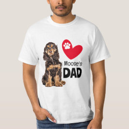 Camiseta Pai Personalizada do Cocker Spaniel