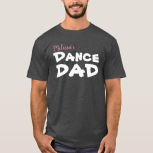 Camiseta Pai personalizado da dança