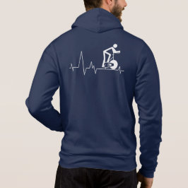 Camiseta Pai Personalizado de Batimento Cardíaco do Ciclo I