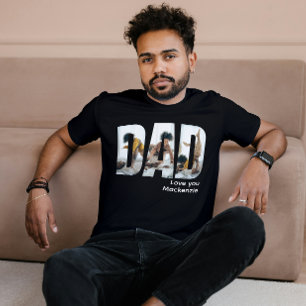 Camiseta Pai Personalizado De Fotografia E Texto
