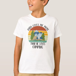 Camiseta Pai PERSONALIZADO Me Ama Mais Do Que Ele Adora Aca