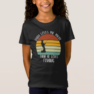 Camiseta Pai PERSONALIZADO Me Ama Mais Do Que Ele Adora Pes