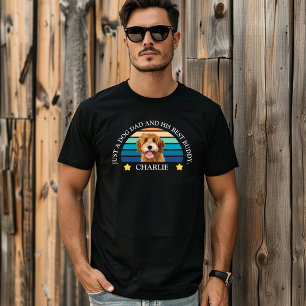 Camiseta Pai Personalizado Pet Photo Dog