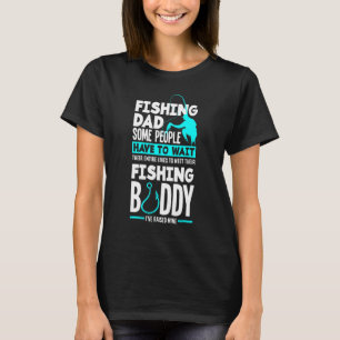Camiseta Pai Pescador Amigo da Pesca Pai e Filho Pescando