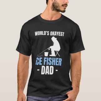Camiseta Pai Pescador de Gelo Mais ou Menos do Mundo Dia do