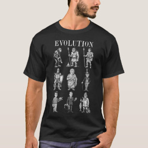 Camiseta Pai Pescador Divertido Evolução Dia dos Pais