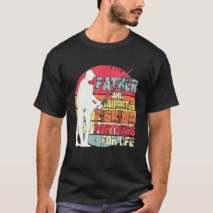 Camiseta Pai Pescador E Filha Parceiros De Pesca Pai