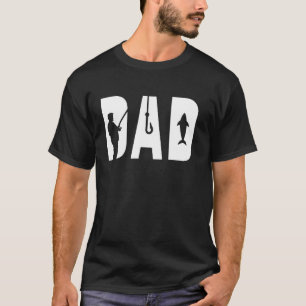 Camiseta Pai Pescador Enthusasta da Pesca Amante de Peixes 