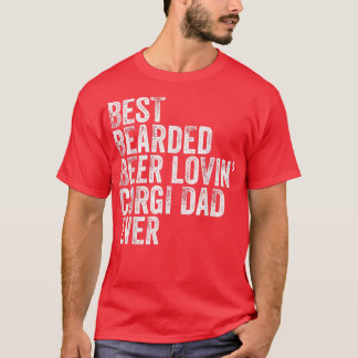 Camiseta Pai Pet Lover D De Beer Lovin Corgi De Melhor Carb