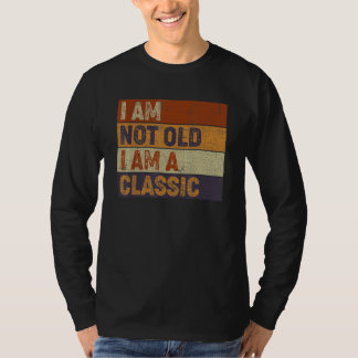 Camiseta Pai Piada Não sou velho Sou Dia de os pais Clássic