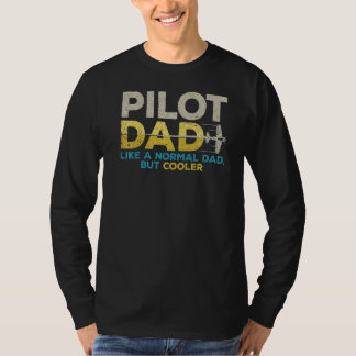 Camiseta Pai Piloto Como Um Pai Normal, Mas Mais Fria Vinta
