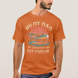 Camiseta Pai Piloto Como Um Regular Mas Mais Legal Avião En
